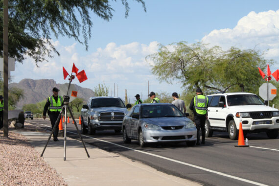 DWI or DUI checkpoint in Arizona